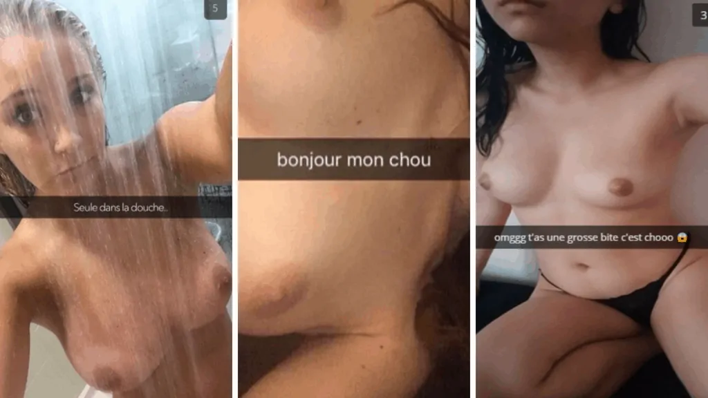 nudes sur snapchat