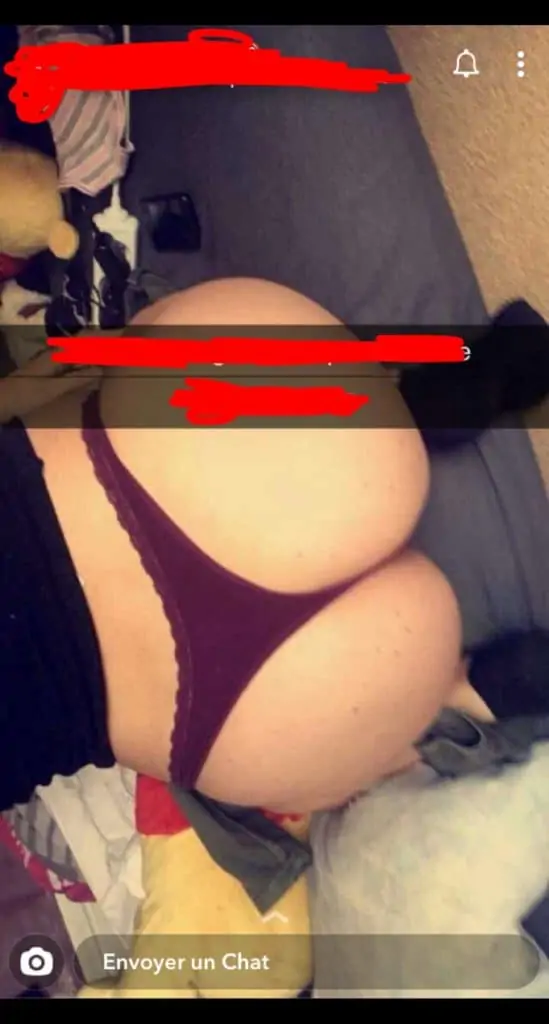 snap nude de beurette